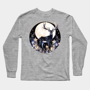 Moon Deer Long Sleeve T-Shirt